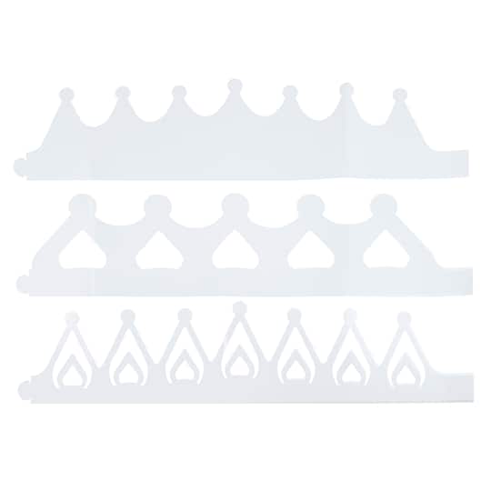 23.5" White Paper Crowns, 12ct. by Creatology™